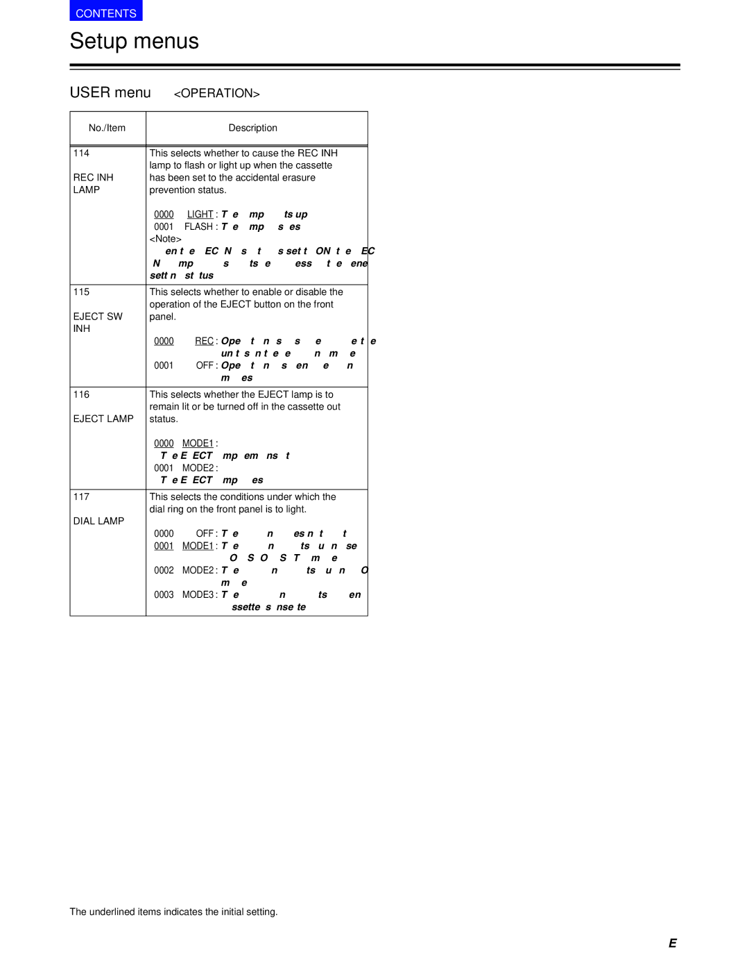 Panasonic AJ-SD955BE, AJ-SD930BE manual Rec Inh, Eject SW, Eject Lamp, MODE1, MODE2, Dial Lamp 