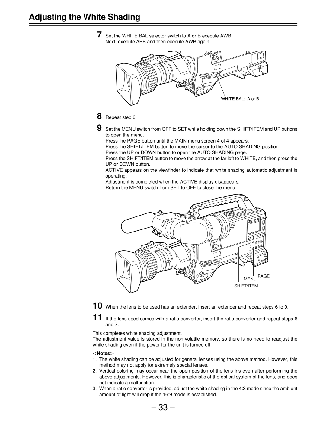 Panasonic AJ-SDC915 operating instructions 