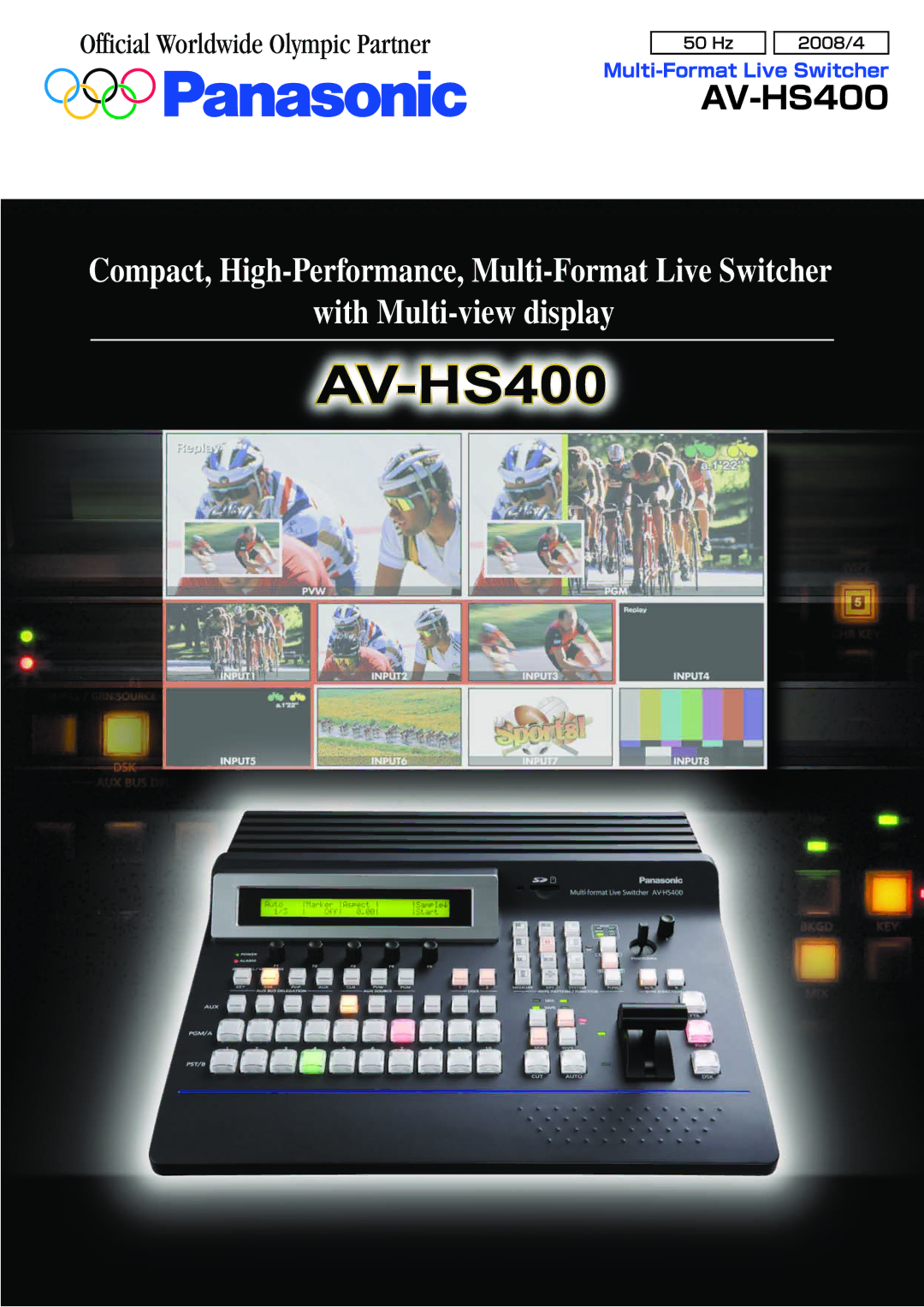 Panasonic AK-HC1500 manual With Multi-view display 