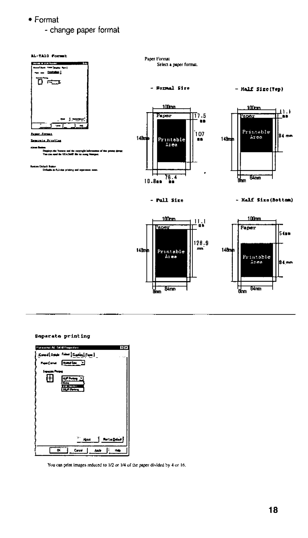 Panasonic AL-TA10U manual 