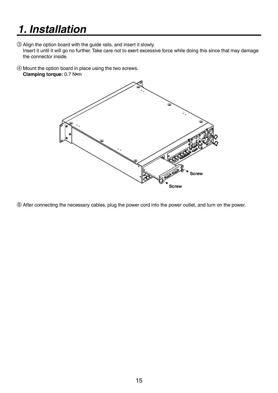 Panasonic AV-HS450N manual Uts Inp Dvi 