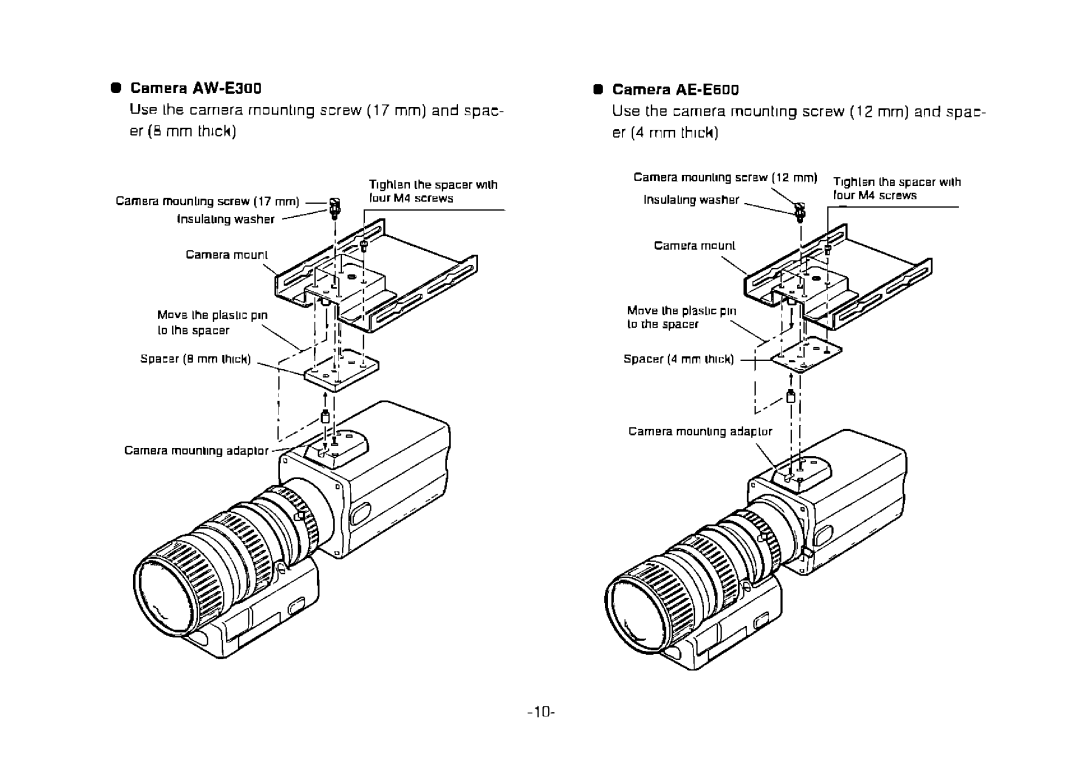 Panasonic AW-CH600 manual 