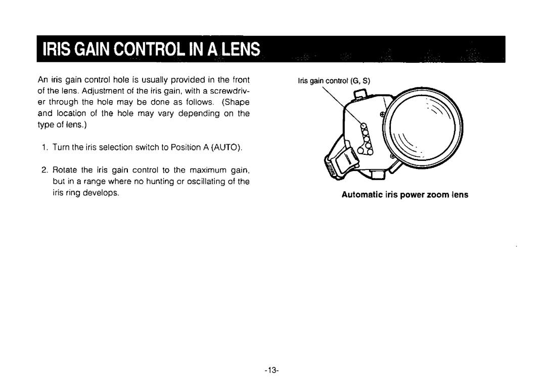 Panasonic AW-E300 manual 