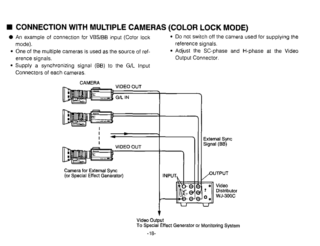 Panasonic AW-E300 manual 