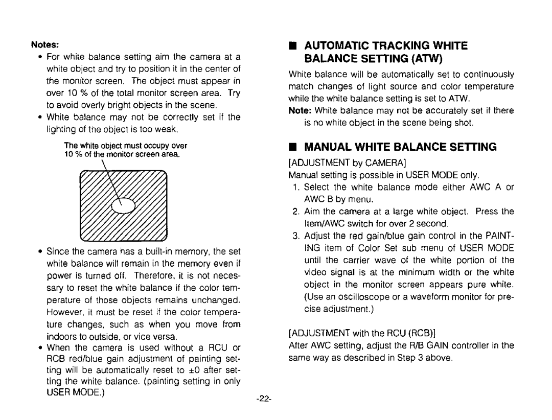 Panasonic AW-E300 manual 