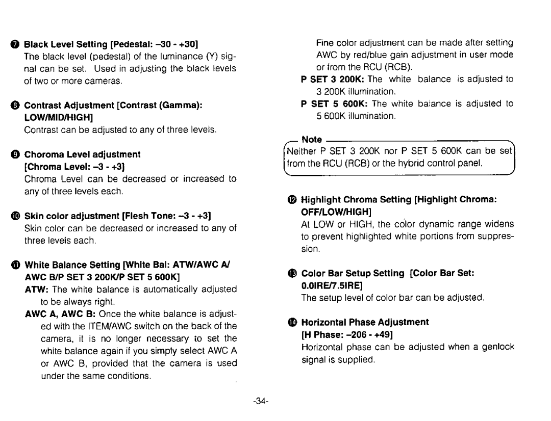 Panasonic AW-E300 manual 