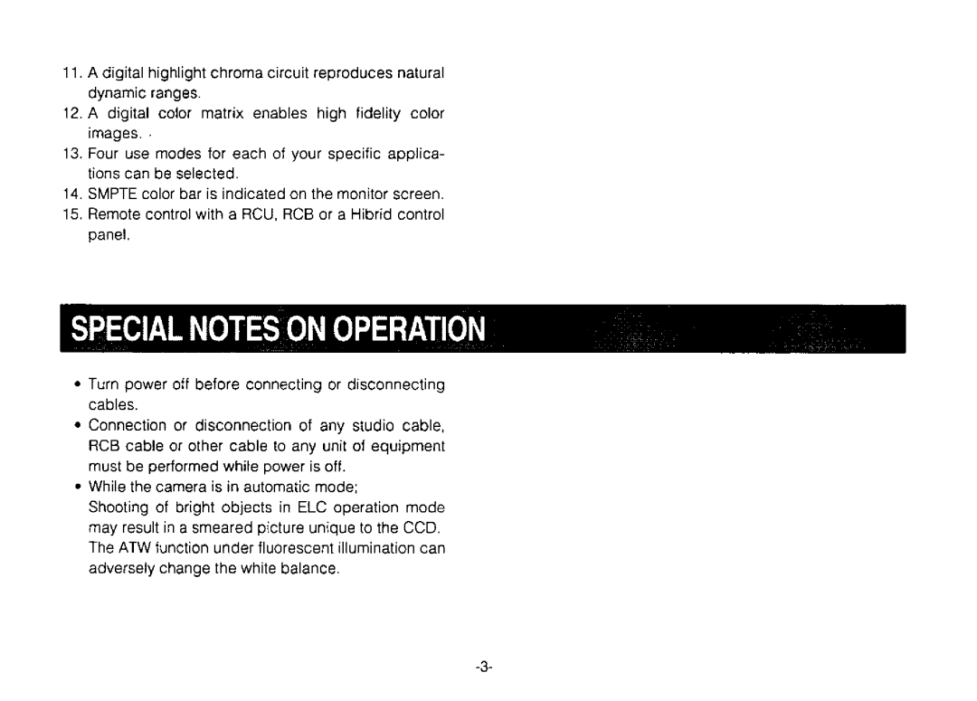 Panasonic AW-E300 manual 