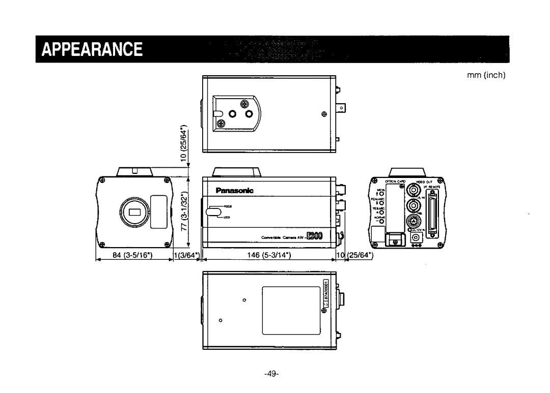 Panasonic AW-E300 manual 