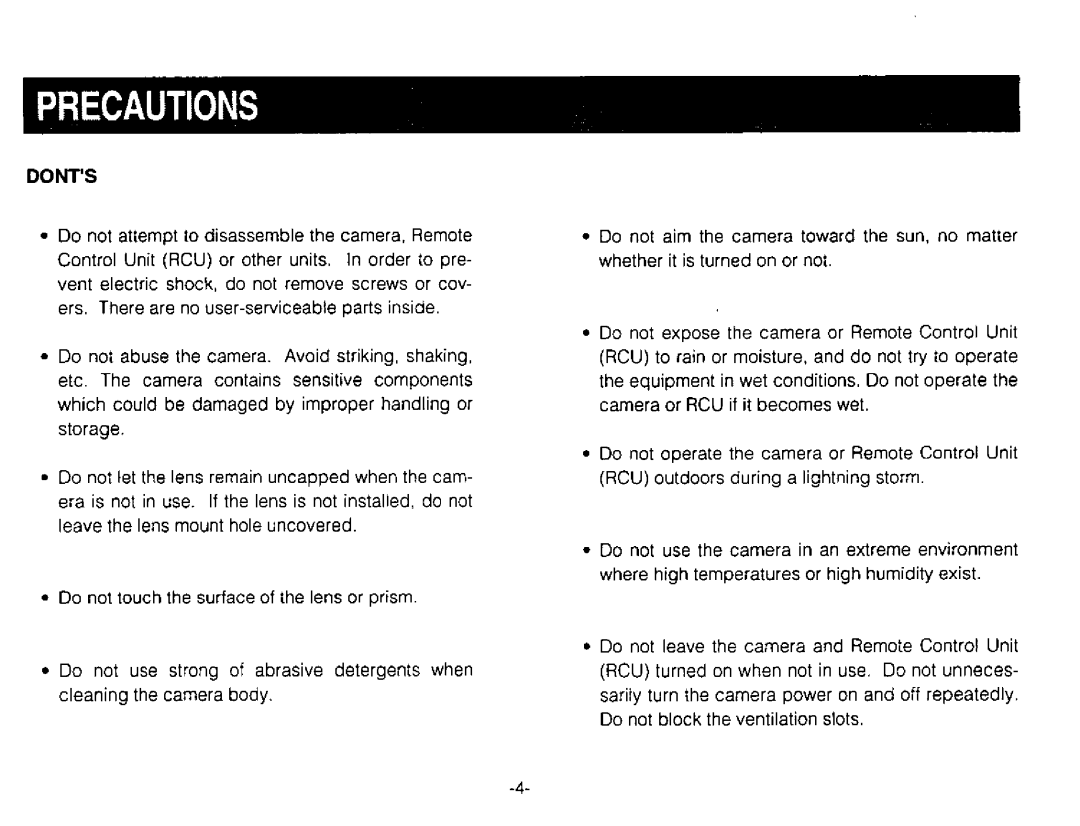 Panasonic AW-E300 manual 