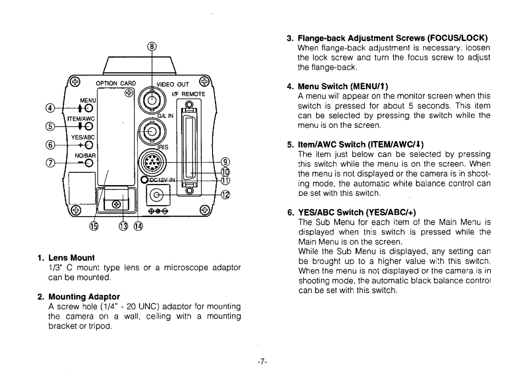 Panasonic AW-E300 manual 