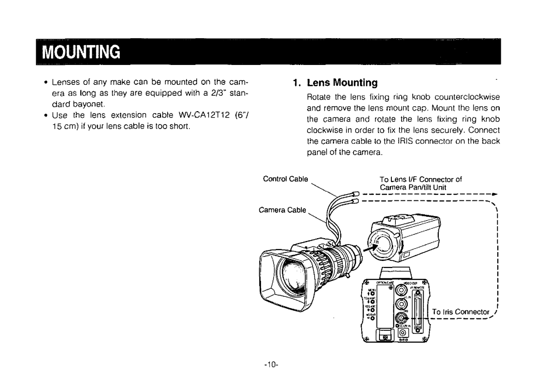 Panasonic AW-E800 manual 