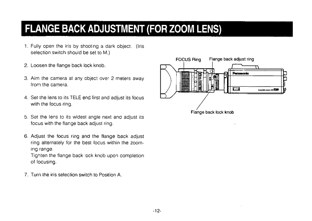 Panasonic AW-E800 manual 