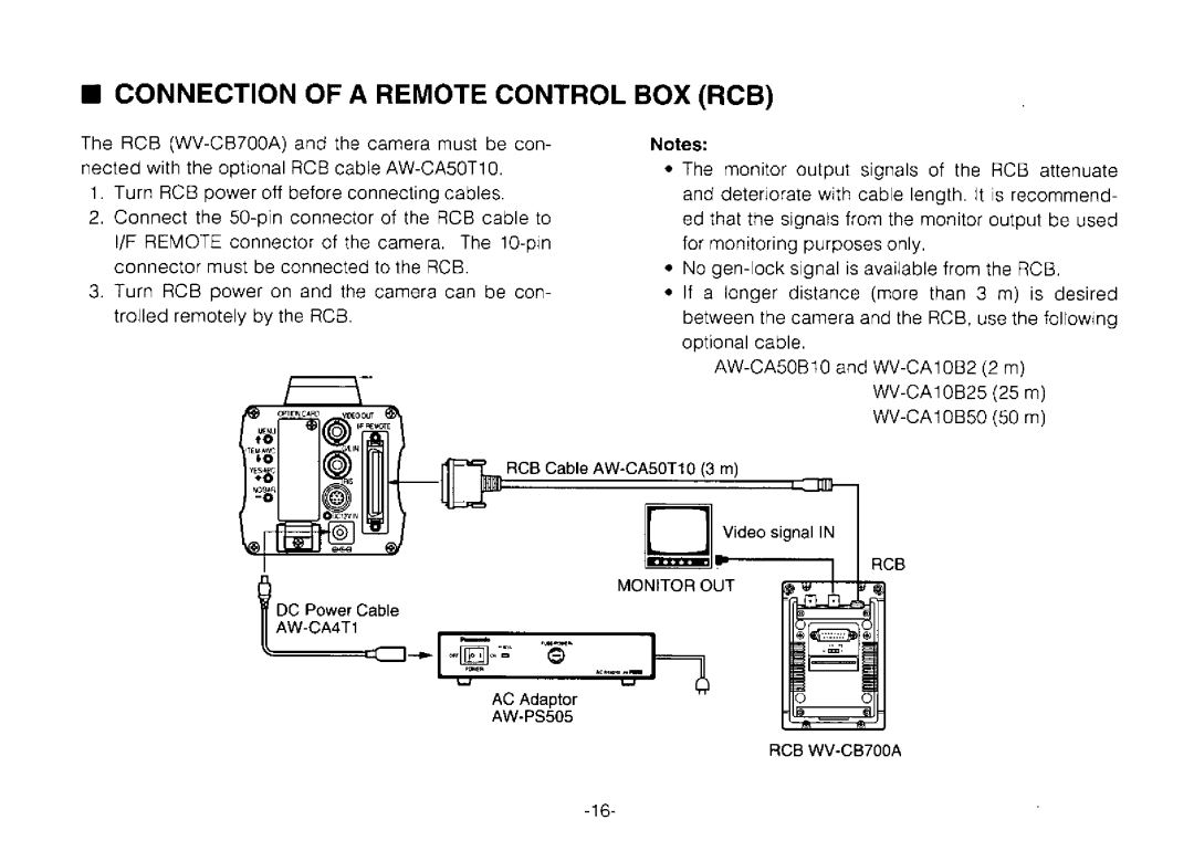 Panasonic AW-E800 manual 