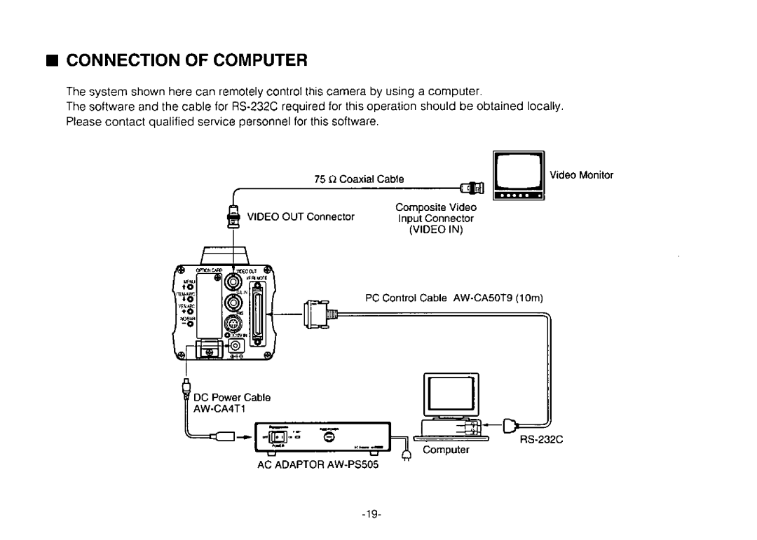 Panasonic AW-E800 manual 