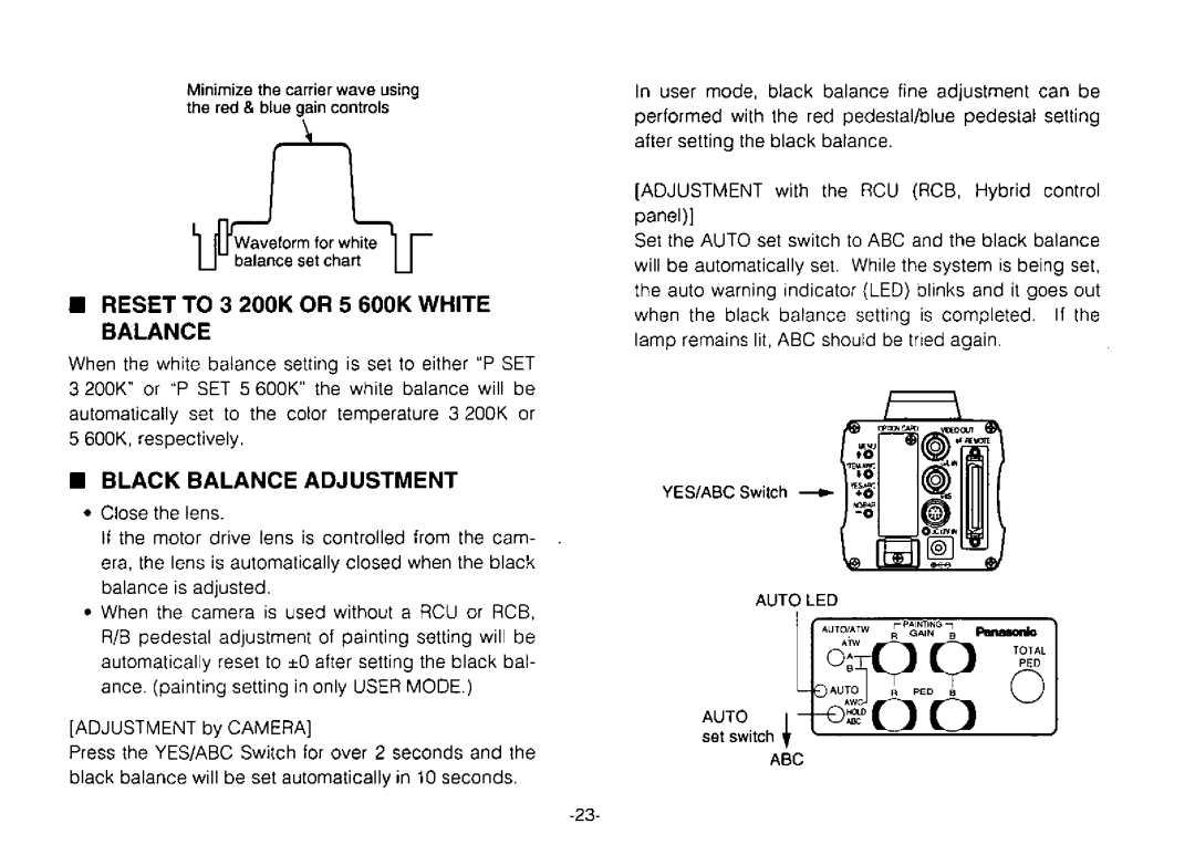 Panasonic AW-E800 manual 