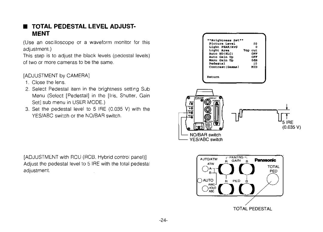 Panasonic AW-E800 manual 