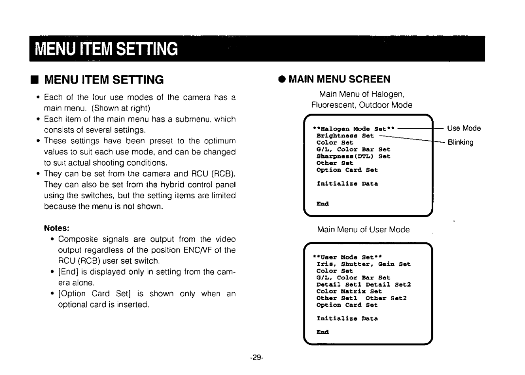 Panasonic AW-E800 manual 