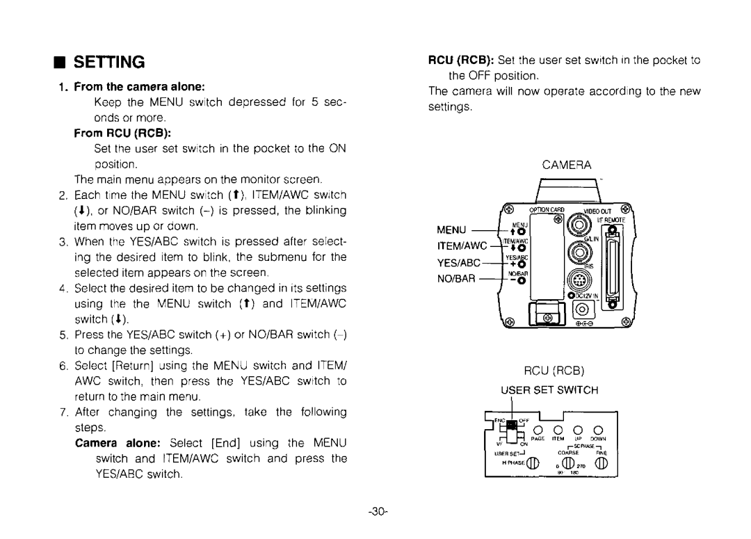 Panasonic AW-E800 manual 