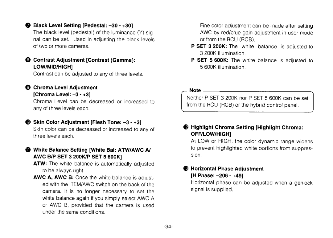 Panasonic AW-E800 manual 