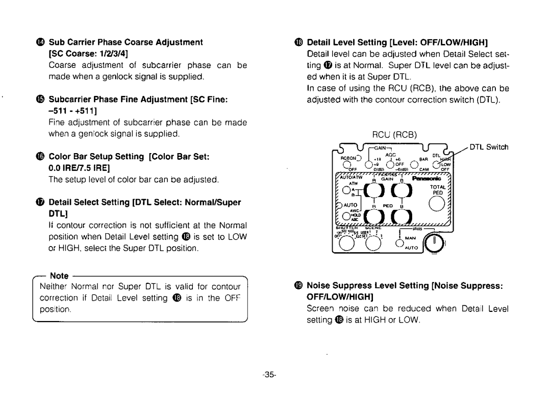 Panasonic AW-E800 manual 