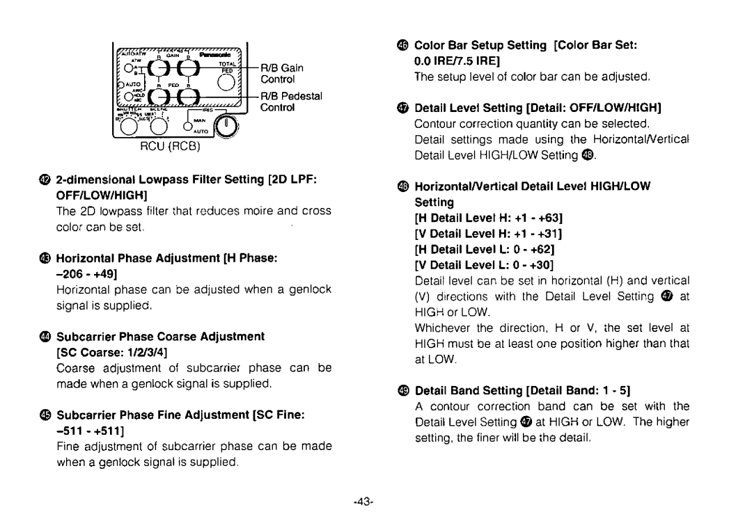 Panasonic AW-E800 manual 