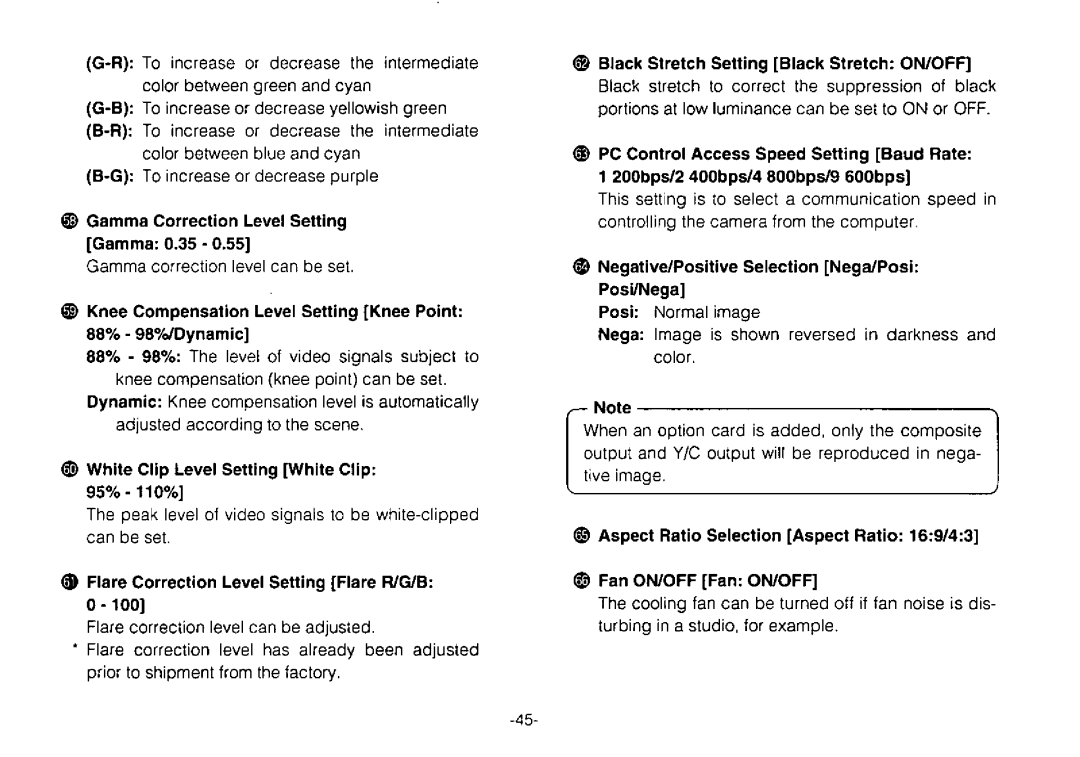 Panasonic AW-E800 manual 