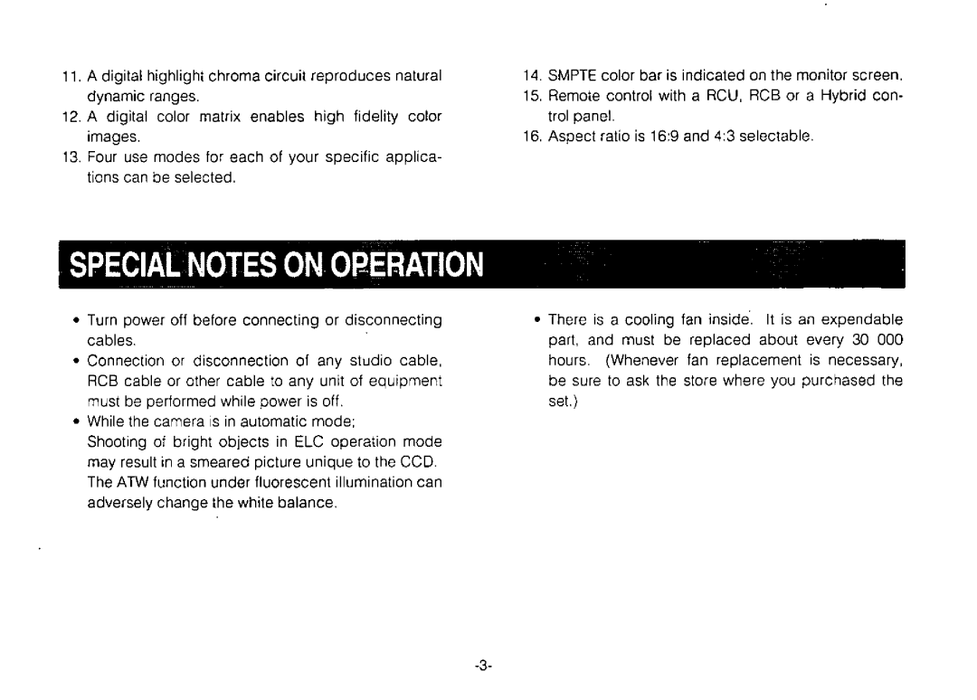 Panasonic AW-E800 manual 