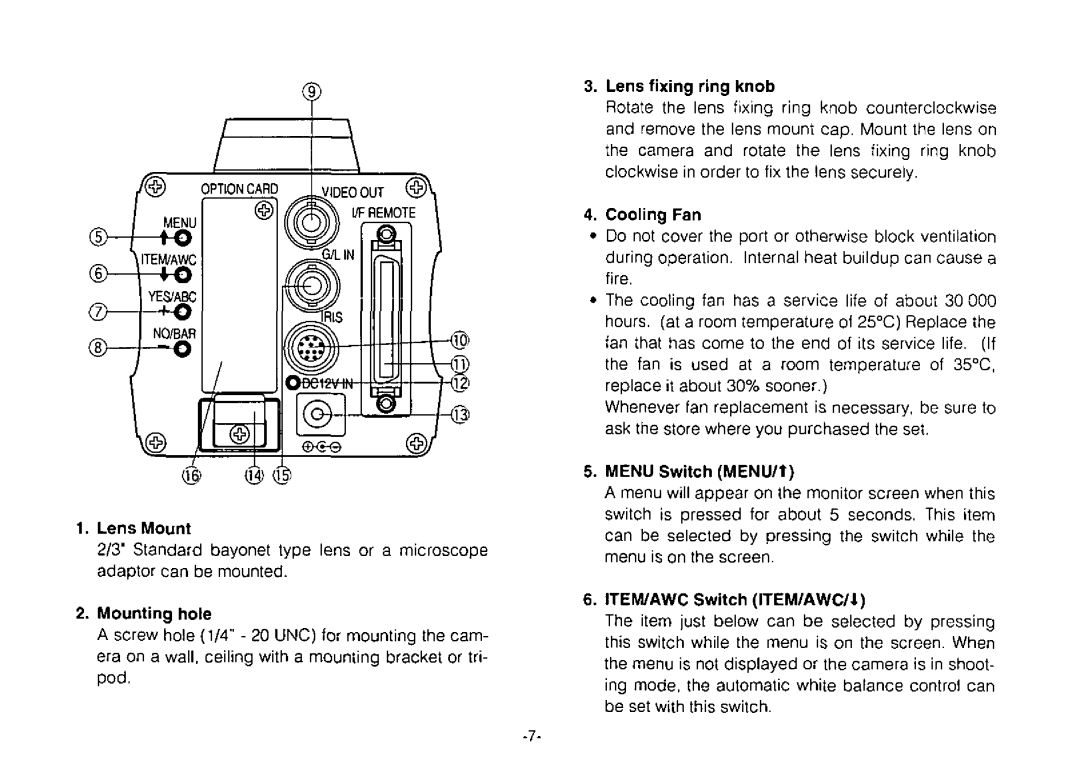 Panasonic AW-E800 manual 