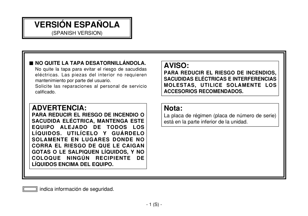 Panasonic AW-E860L manual Versión Española 