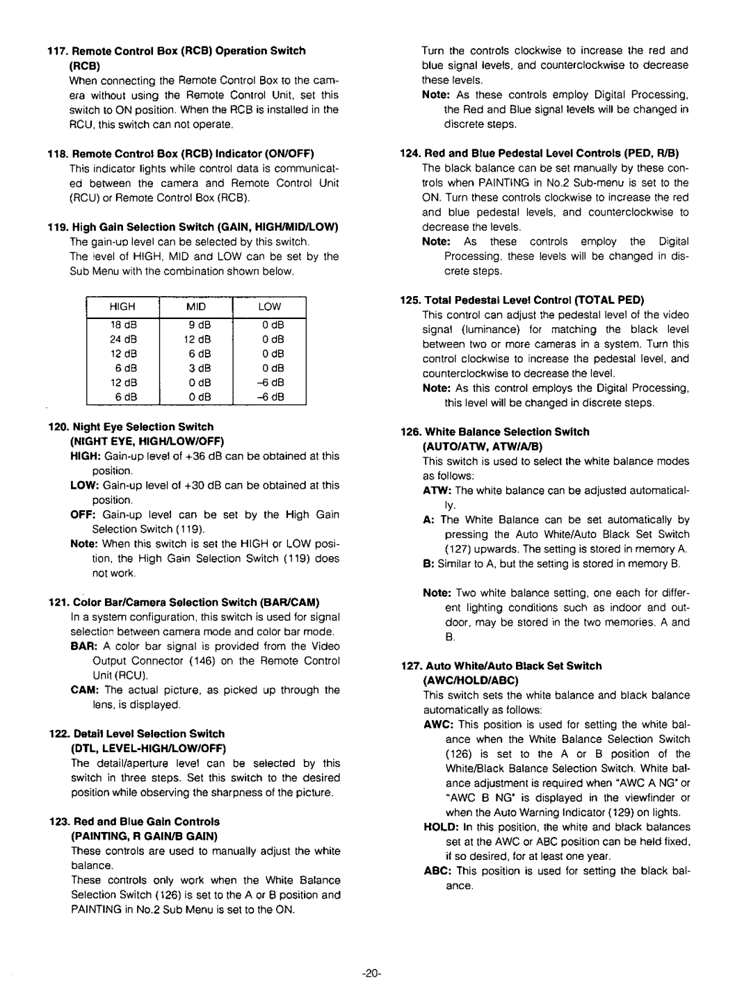 Panasonic AW-F575 manual 