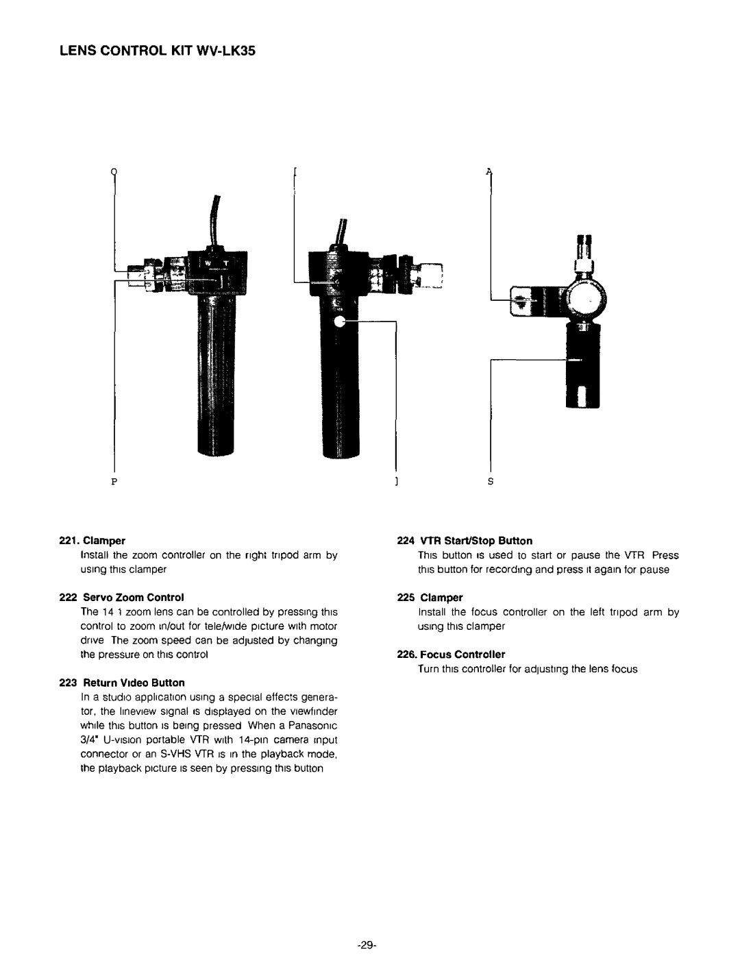 Panasonic AW-F575 manual 