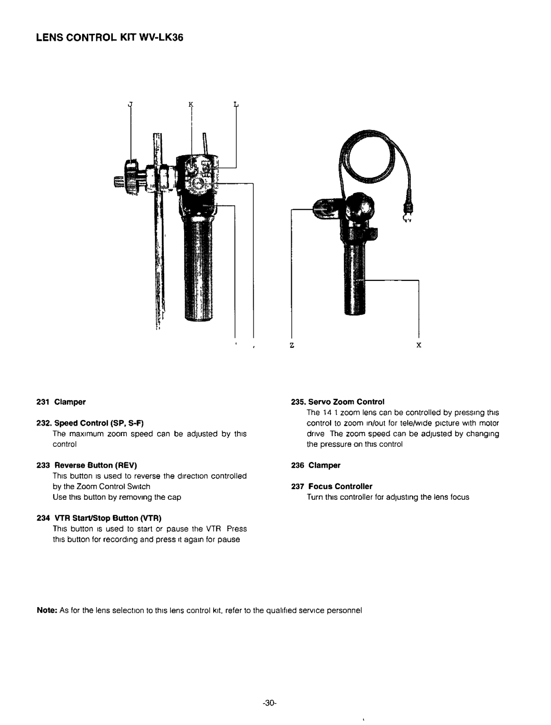 Panasonic AW-F575 manual 