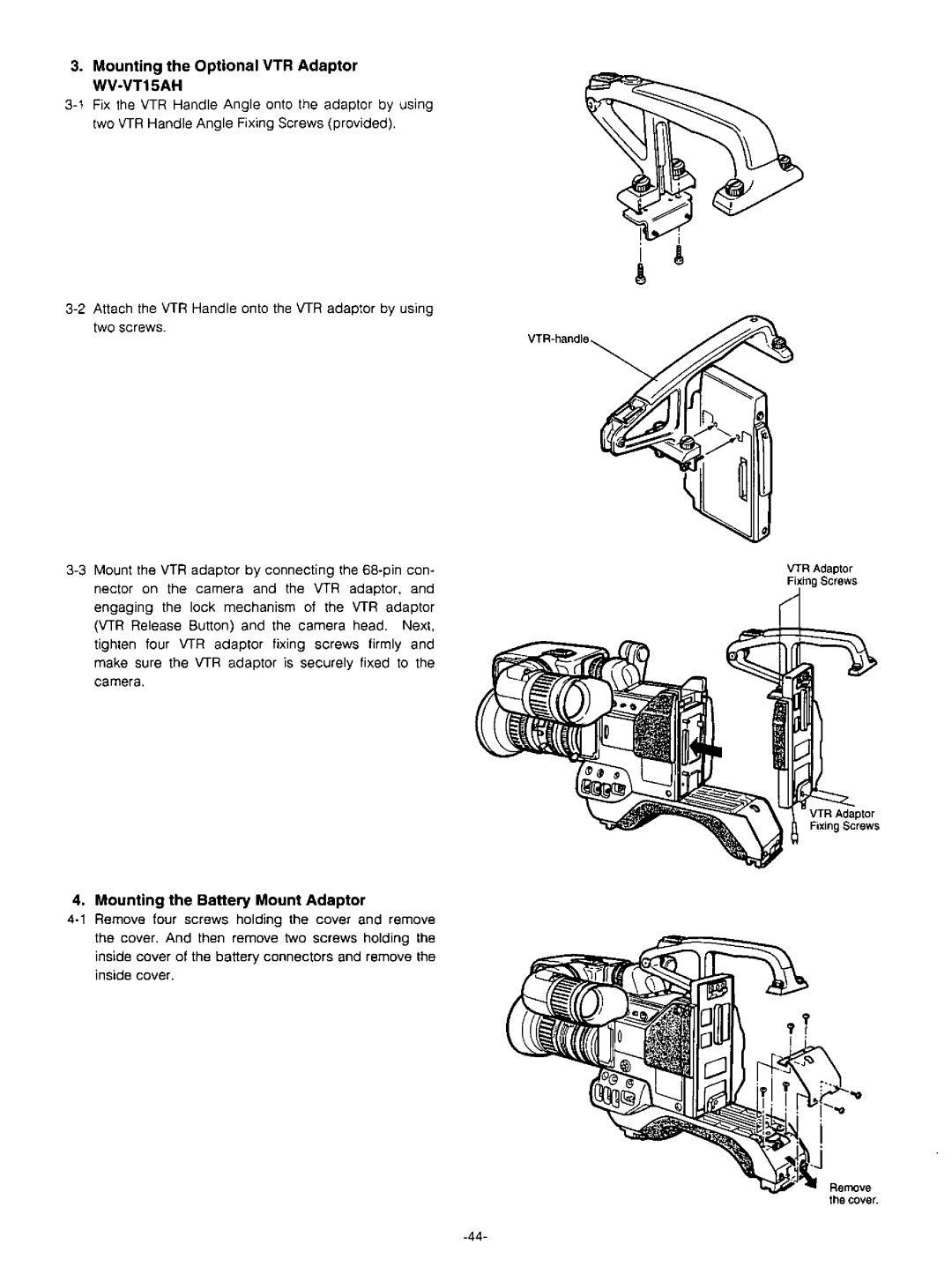 Panasonic AW-F575 manual 