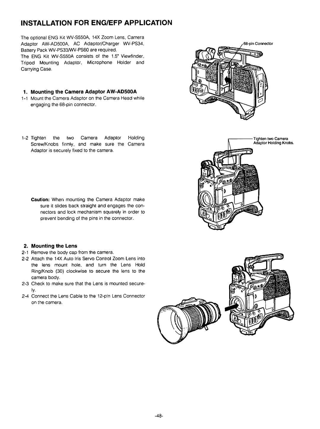 Panasonic AW-F575 manual 