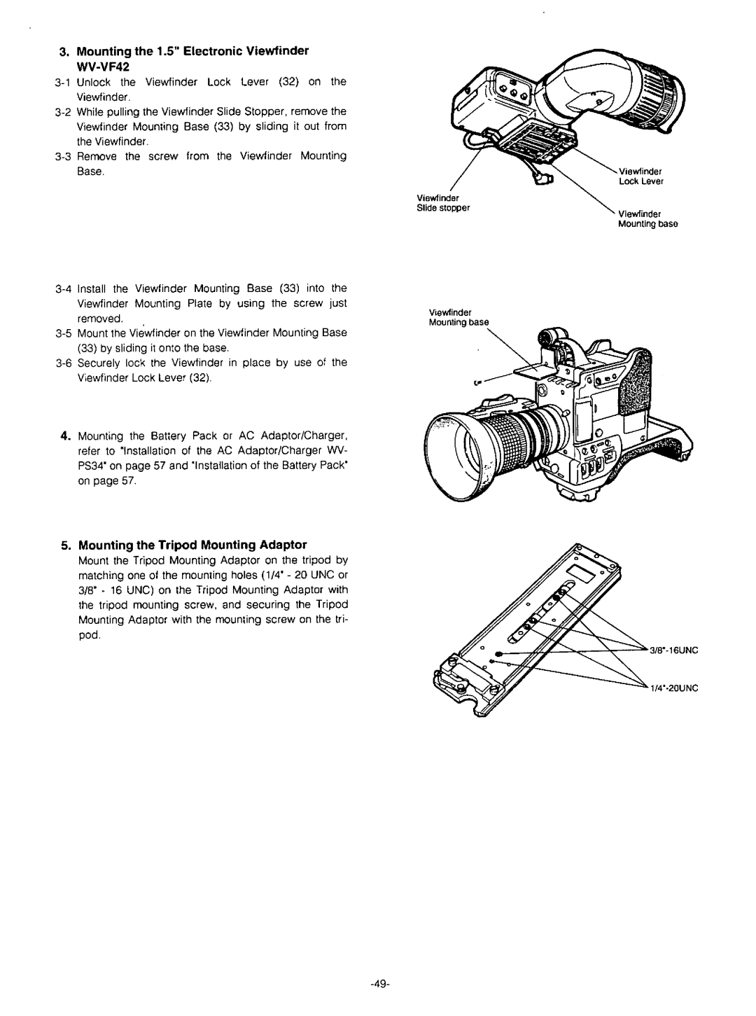 Panasonic AW-F575 manual 