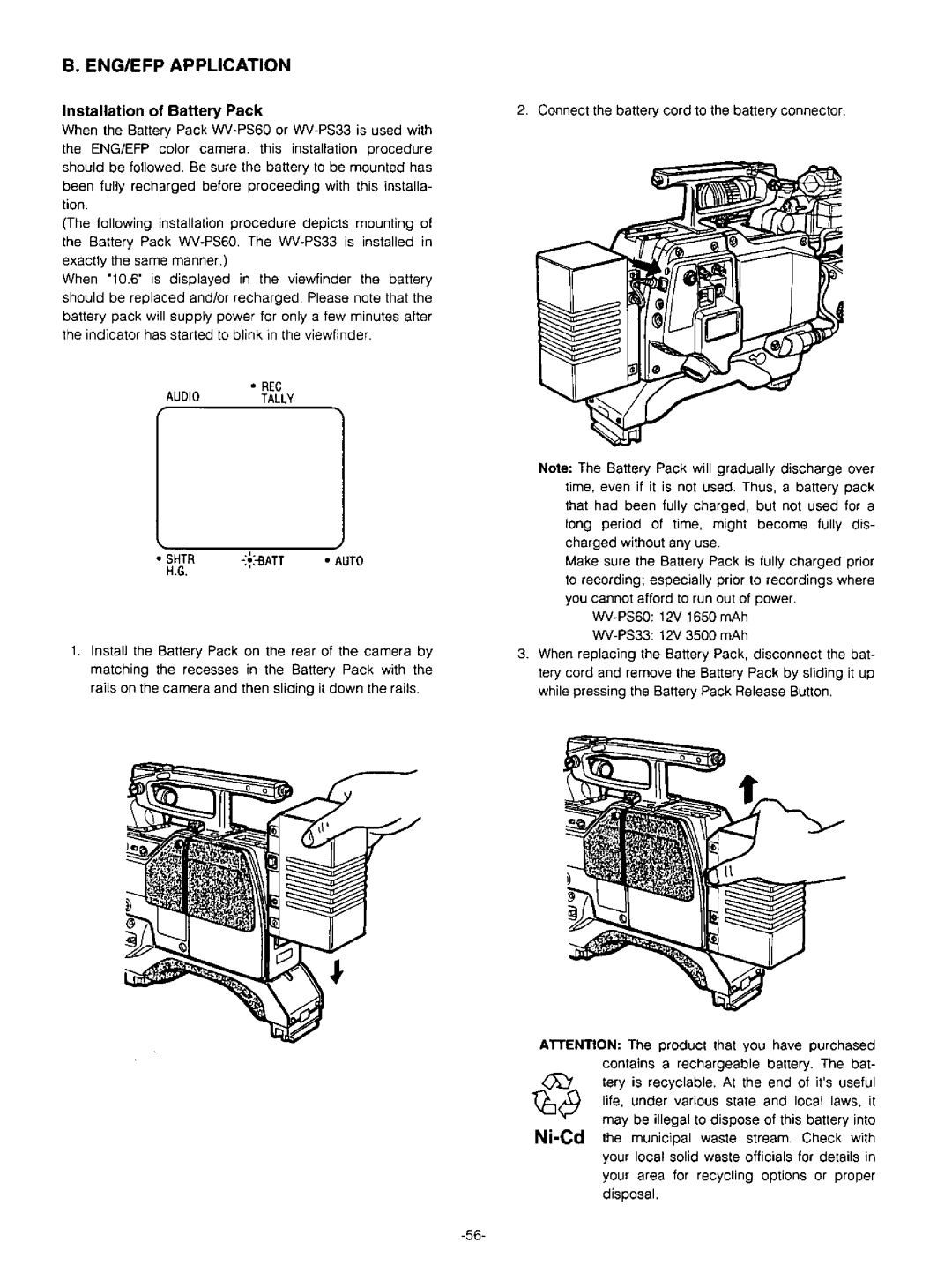 Panasonic AW-F575 manual 