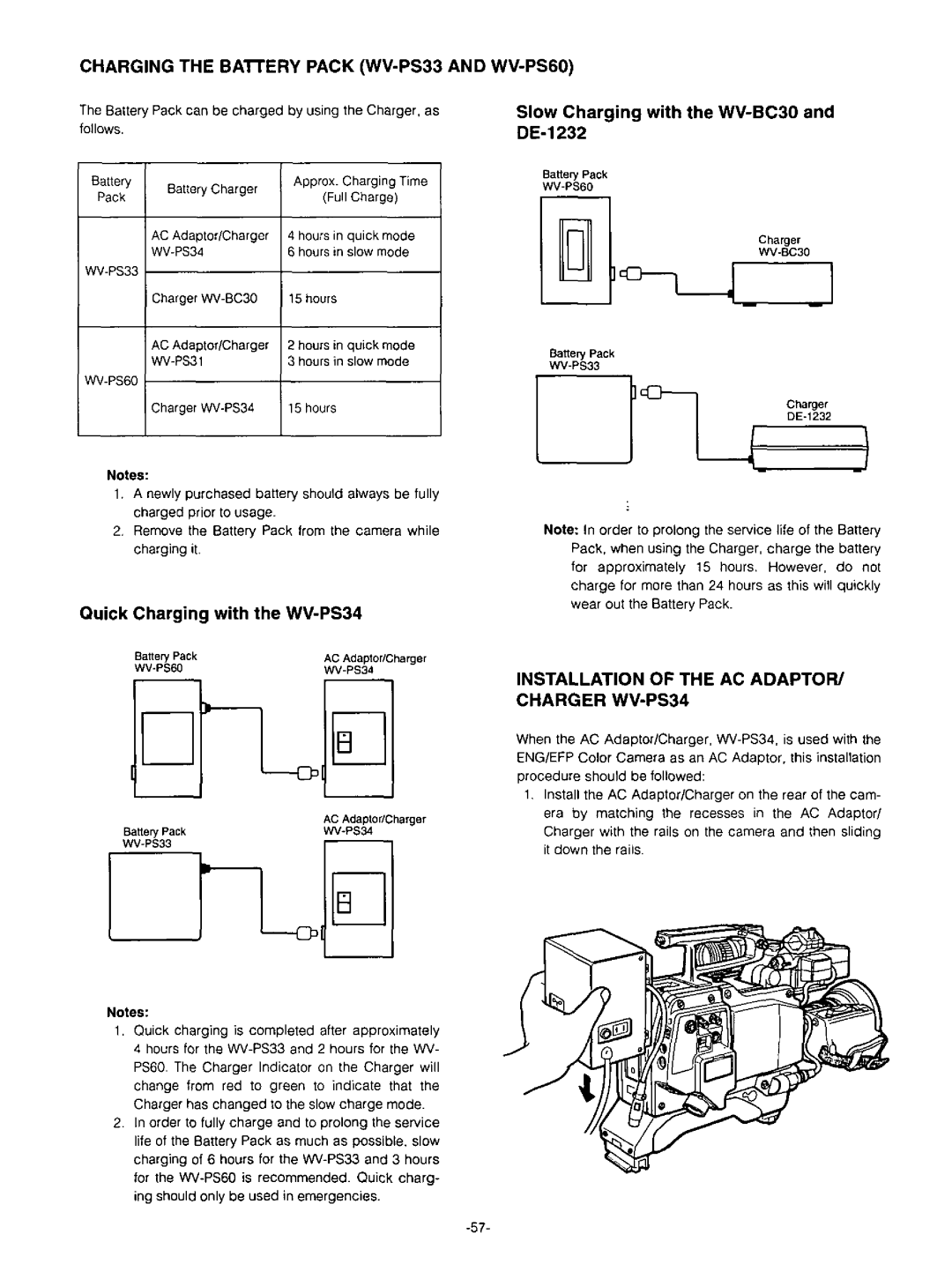 Panasonic AW-F575 manual 