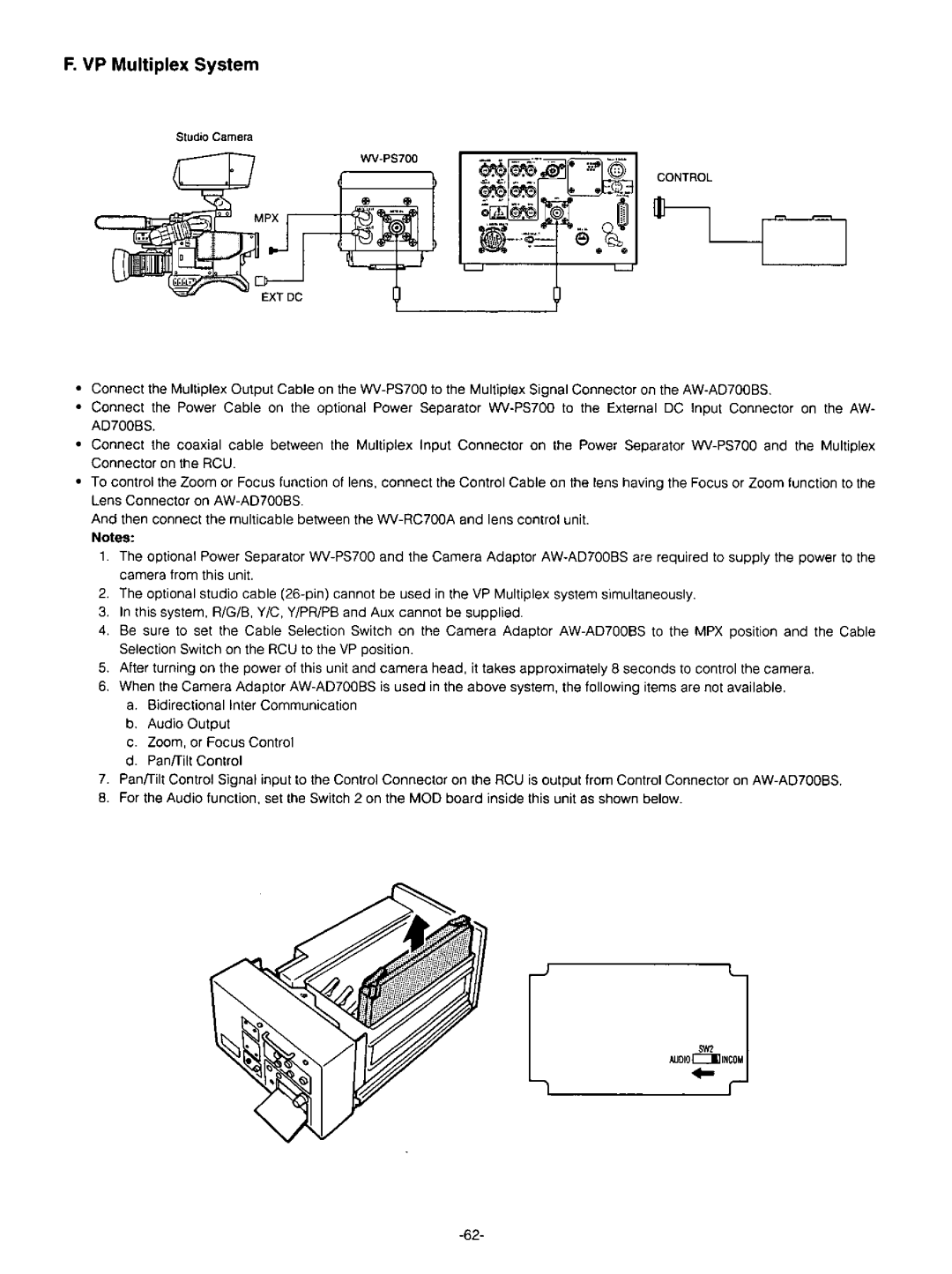 Panasonic AW-F575 manual 