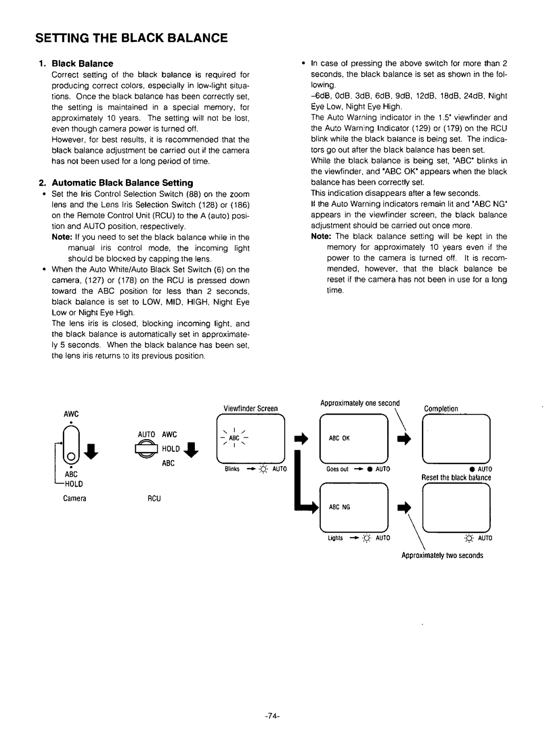 Panasonic AW-F575 manual 