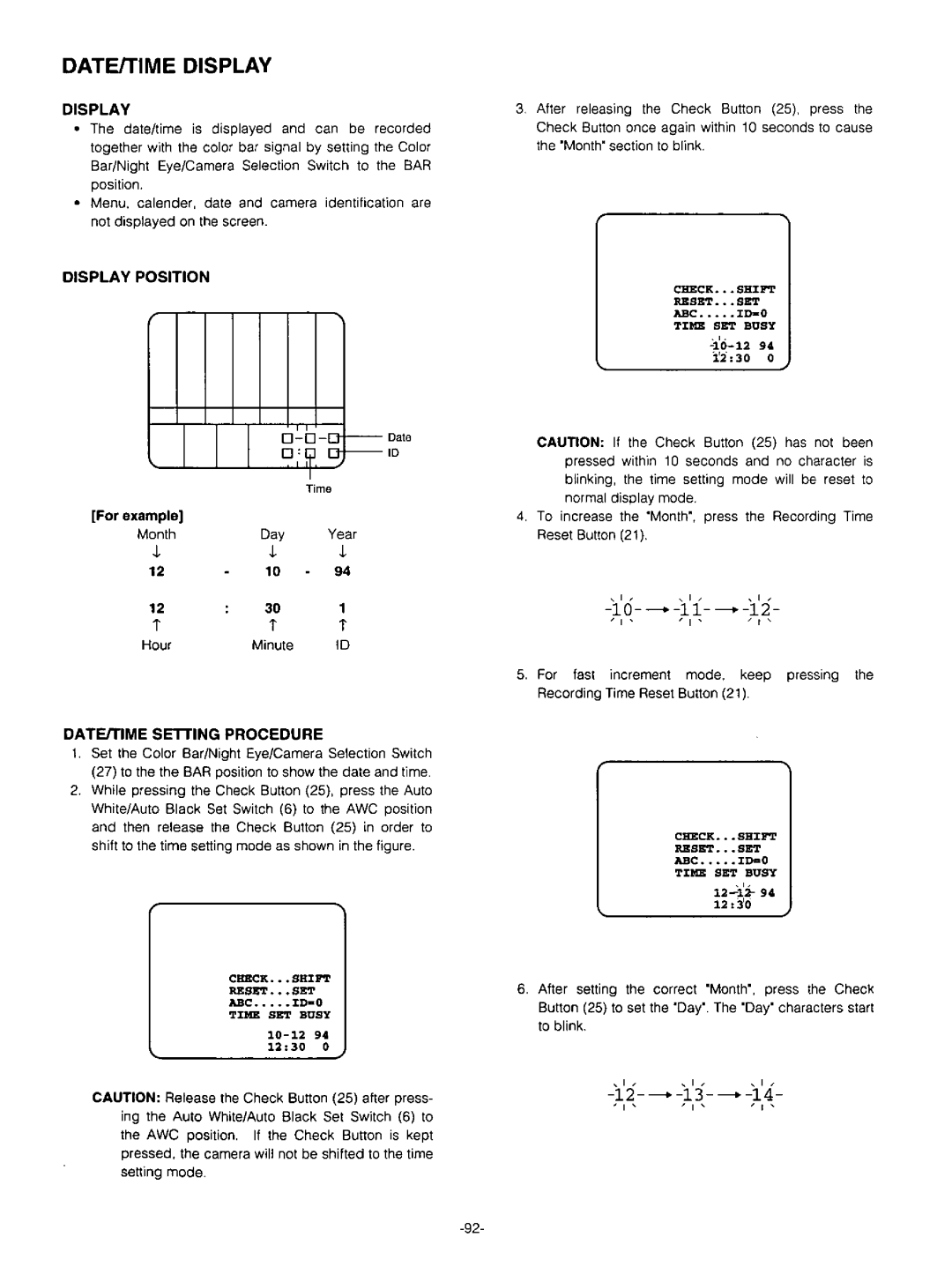 Panasonic AW-F575 manual 