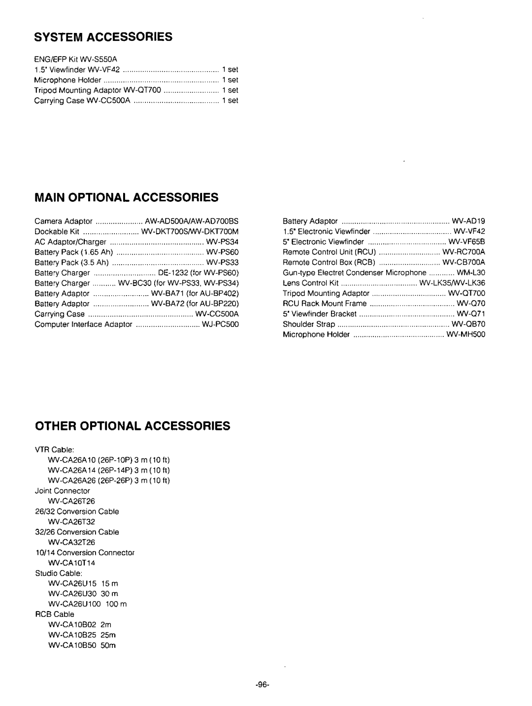 Panasonic AW-F575 manual 