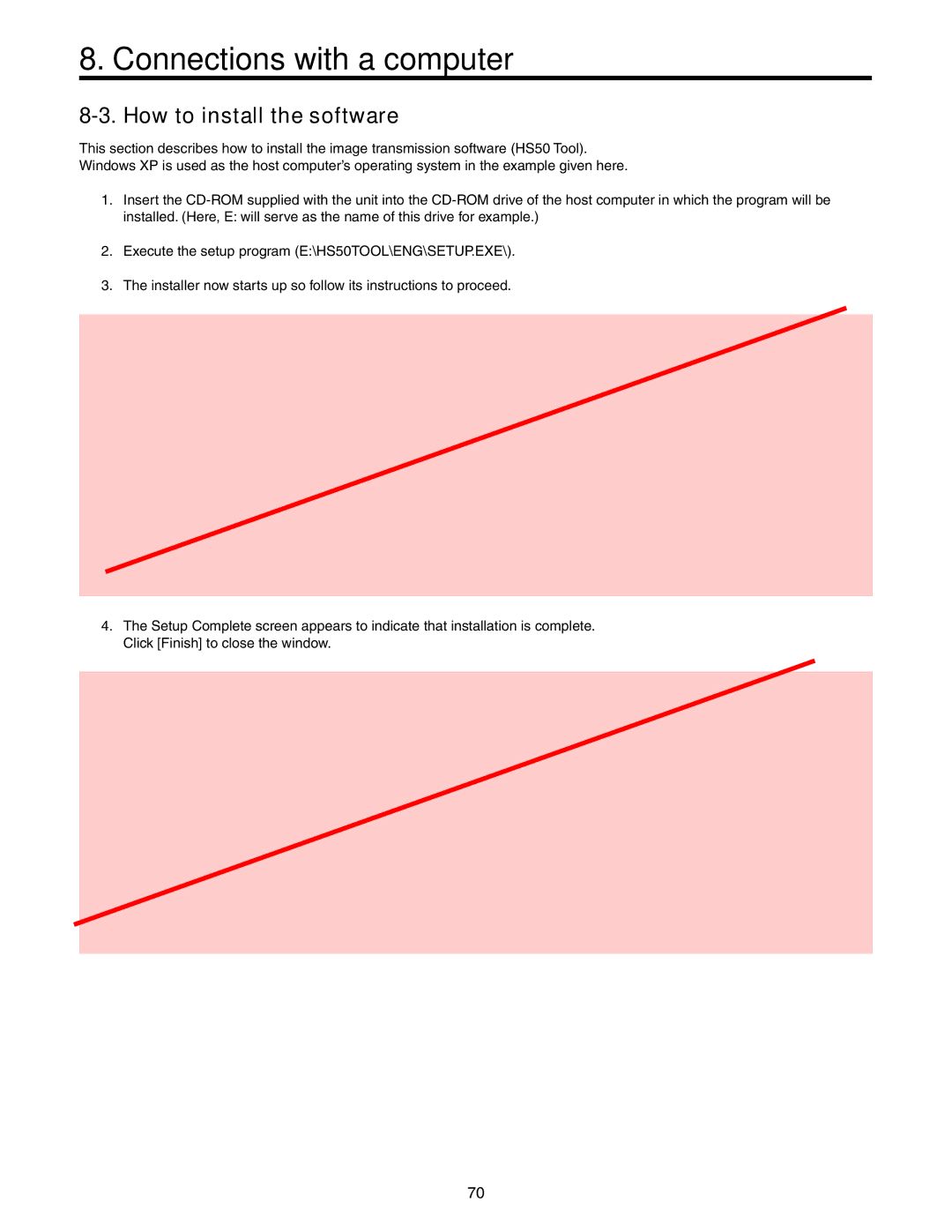 Panasonic AW-HS50N operating instructions How to install the software 