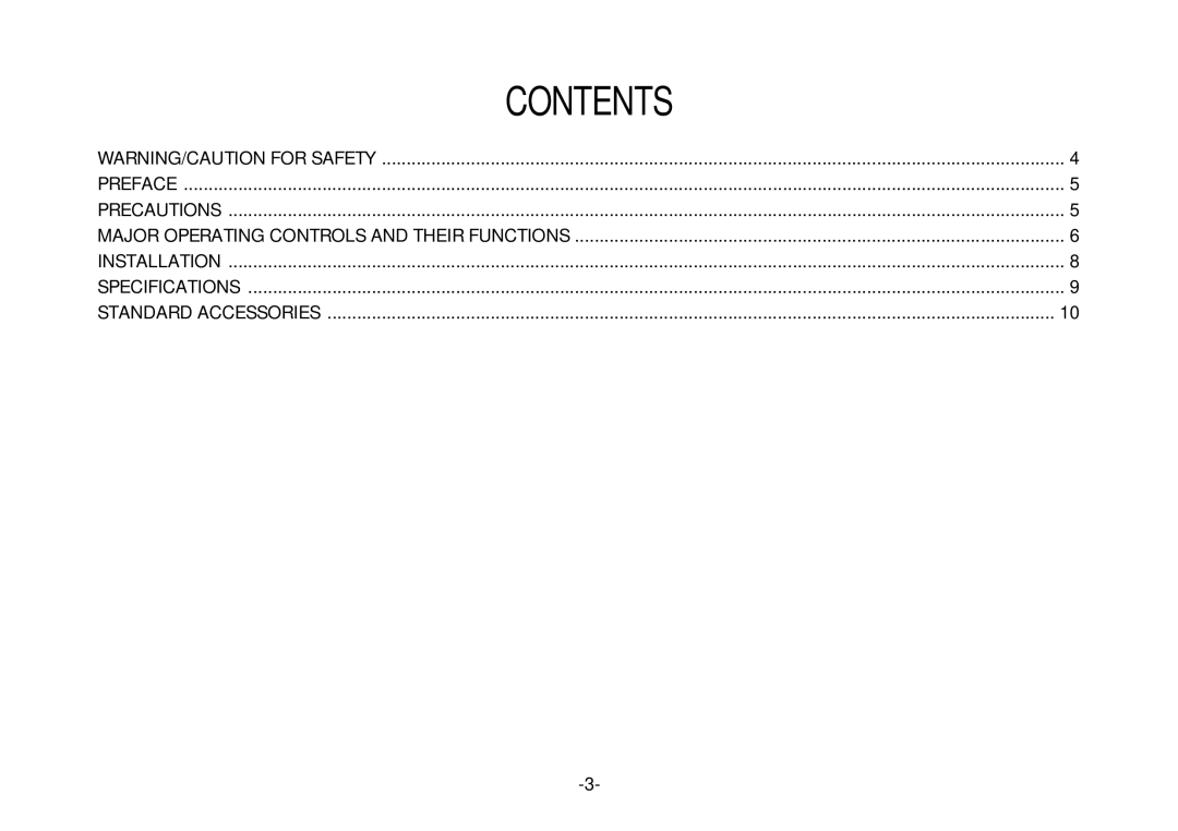 Panasonic AW-LK30 manual Contents 