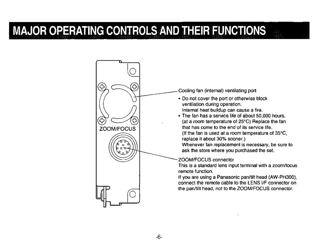 Panasonic AW-PB303 manual 