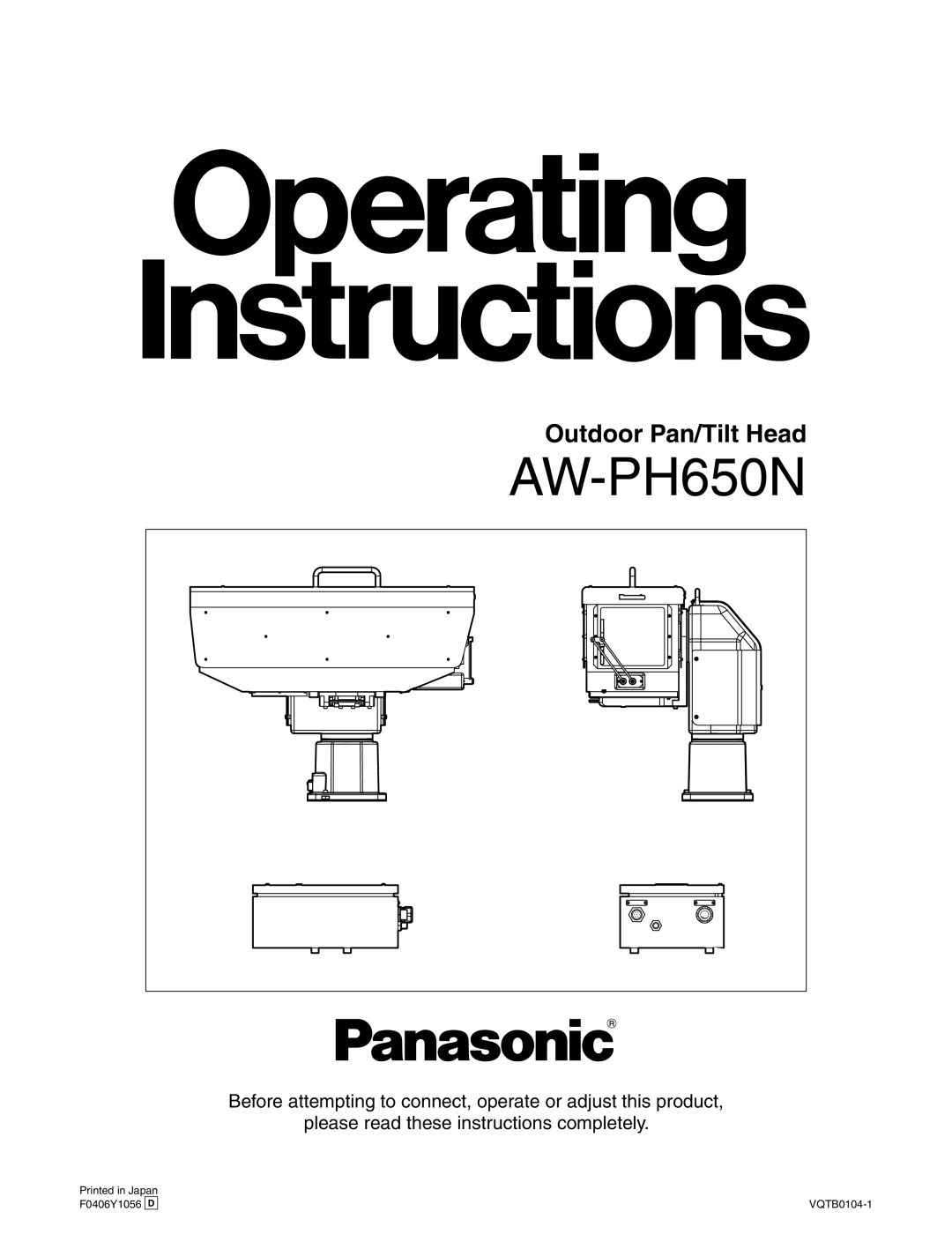 Panasonic AW-PH650N manual 