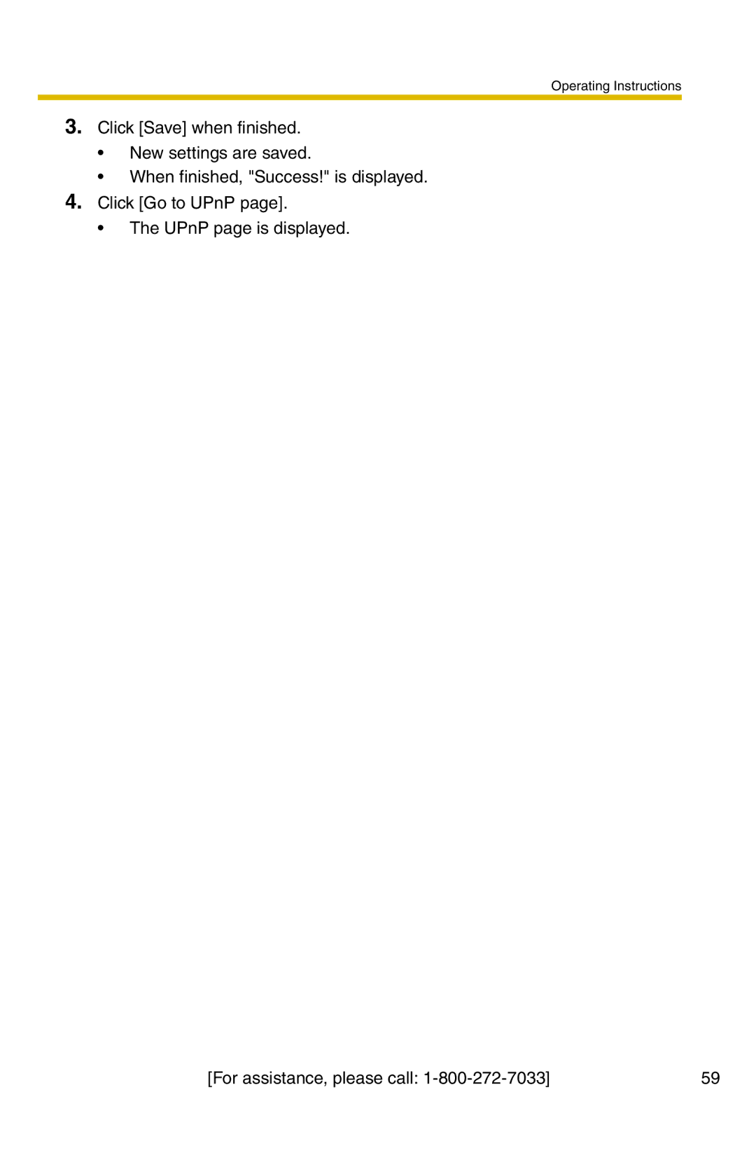 Panasonic BB-HCM331A operating instructions Operating Instructions 