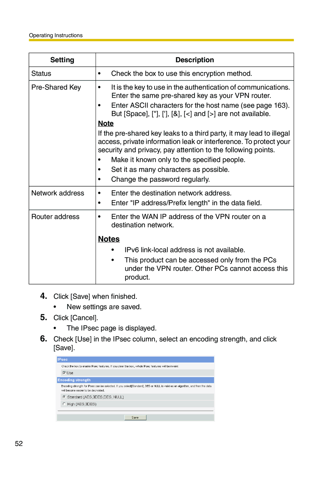 Panasonic BB-HCS301A manual Make it known only to the specified people 