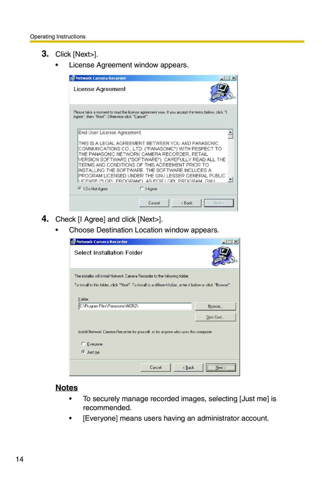 Panasonic BB-HNP11A operating instructions Operating Instructions 