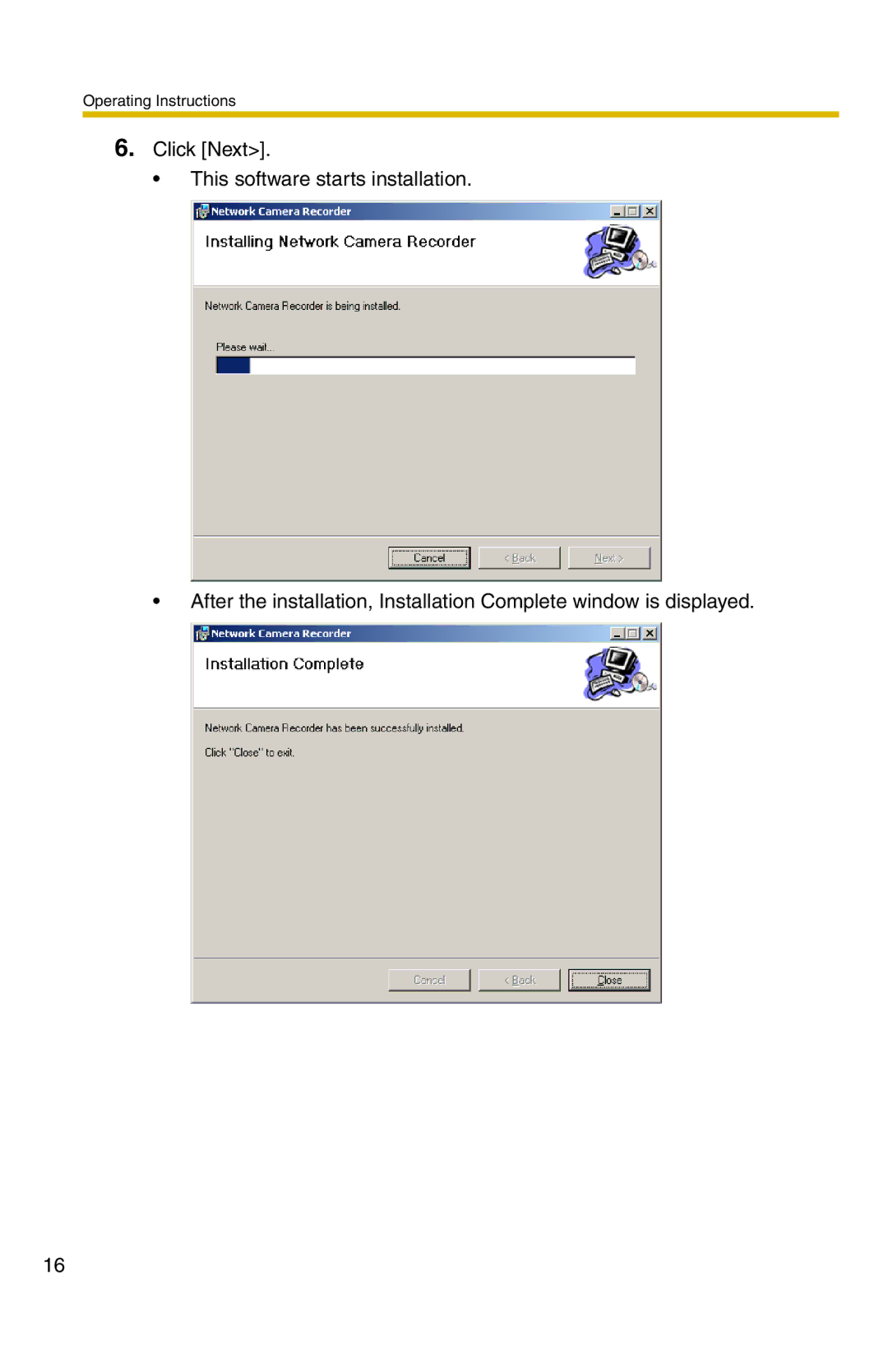 Panasonic BB-HNP11A operating instructions Operating Instructions 