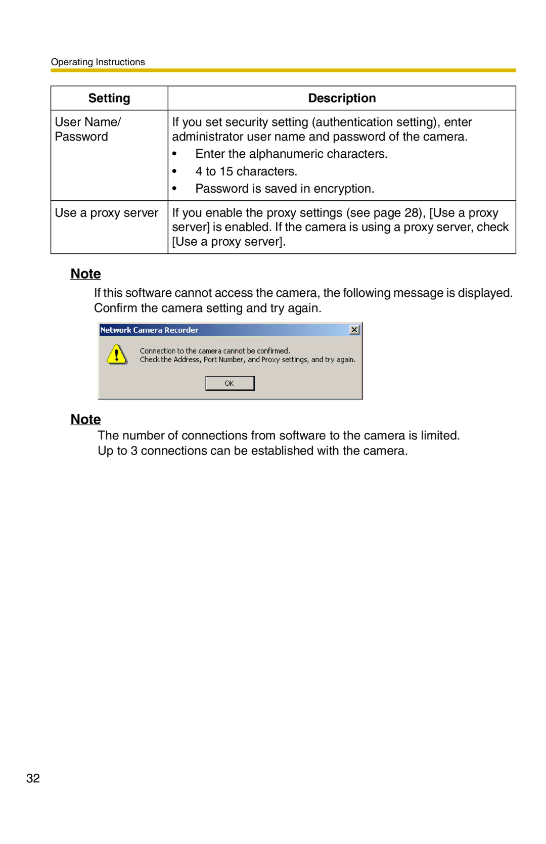 Panasonic BB-HNP11A operating instructions Use a proxy server 